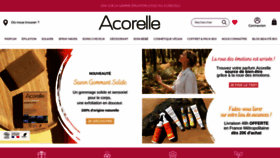 What Acorelle.fr website looked like in 2022 (1 year ago)