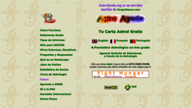 What Astroayuda.org website looked like in 2022 (2 years ago)