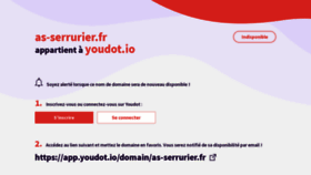 What As-serrurier.fr website looked like in 2022 (1 year ago)