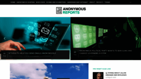 What Anonymousreports.com website looked like in 2022 (1 year ago)