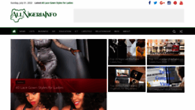 What Allnigeriainfo.ng website looked like in 2022 (1 year ago)