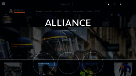 What Alliancepn.fr website looked like in 2022 (1 year ago)