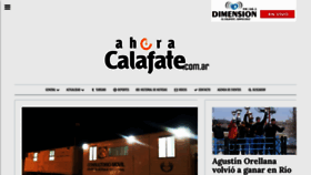 What Ahoracalafate.com.ar website looked like in 2022 (1 year ago)