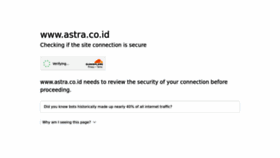 What Astra.co.id website looked like in 2022 (1 year ago)