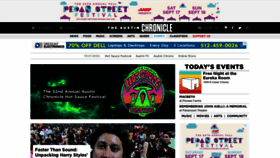 What Austinchronicle.com website looked like in 2022 (1 year ago)