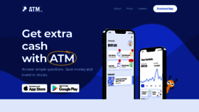 What Atm.com website looked like in 2022 (1 year ago)