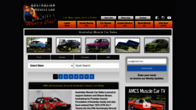 What Australianmusclecarsales.com.au website looked like in 2022 (1 year ago)