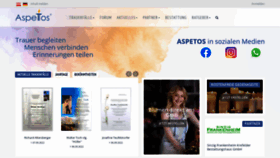 What Aspetos.com website looked like in 2022 (1 year ago)