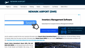 What Airport-ewr.com website looked like in 2022 (1 year ago)