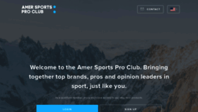 What Amersportsproclub.com website looked like in 2022 (1 year ago)