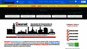 What Acomee.com.mx website looked like in 2022 (3 years ago)