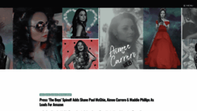 What Aimee-carrero.com website looked like in 2022 (1 year ago)