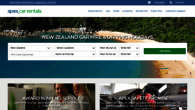 What Apexrentals.co.nz website looked like in 2022 (1 year ago)
