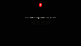 What Aktivera.tv4play.se website looked like in 2022 (1 year ago)