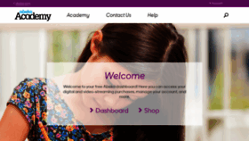 What Academy.abeka.com website looked like in 2022 (3 years ago)