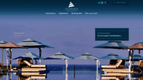 What Atlanticahotels.com website looked like in 2022 (1 year ago)