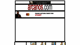 What Arcanos.com website looked like in 2022 (1 year ago)