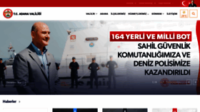 What Adana.gov.tr website looked like in 2022 (1 year ago)