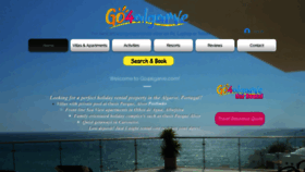 What Algarvevista.com website looked like in 2022 (1 year ago)