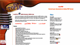 What Acropdf.com website looked like in 2022 (1 year ago)