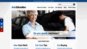 What Autoeducation.com website looked like in 2022 (1 year ago)