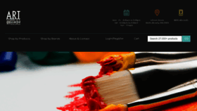 What Allartsupplies.com website looked like in 2022 (1 year ago)
