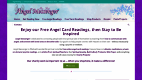 What Angelmessenger.net website looked like in 2022 (1 year ago)
