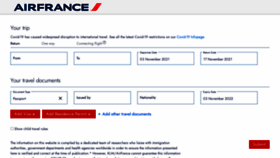 What Airfrance.traveldoc.aero website looked like in 2022 (1 year ago)