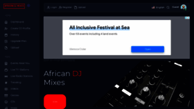 What Africandjmixes.com website looked like in 2022 (1 year ago)