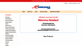 What Aewholesale.com website looked like in 2022 (1 year ago)