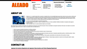 What Aleado.com website looked like in 2022 (1 year ago)