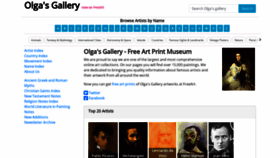 What Abcgallery.com website looked like in 2022 (1 year ago)