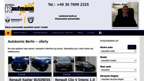 What Autokomis-berlin.pl website looked like in 2022 (1 year ago)