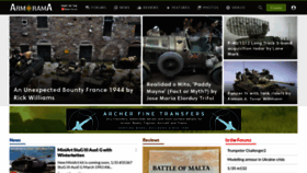 What Armorama.com website looked like in 2022 (1 year ago)