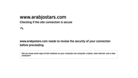 What Arabjostars.com website looked like in 2022 (1 year ago)