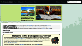 What Archives.bulbagarden.net website looked like in 2022 (1 year ago)