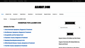 What Ajlobby.com website looked like in 2022 (1 year ago)