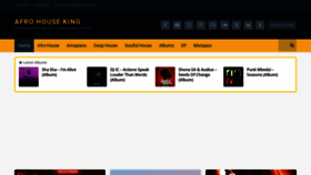 What Afrohouseking.com website looked like in 2022 (1 year ago)