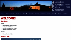 What Accwindsor.org website looked like in 2022 (1 year ago)