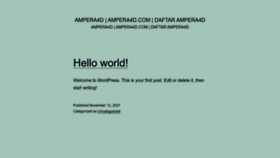 What Ampera4d.com website looked like in 2022 (1 year ago)