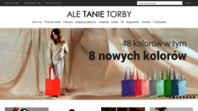 What Aletanietorby.pl website looked like in 2022 (1 year ago)