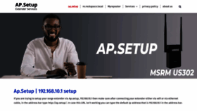What Ap-setup.com website looked like in 2022 (1 year ago)