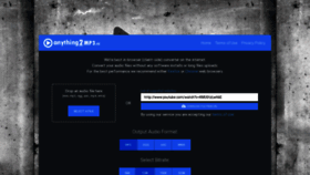 What Anything2mp3.cc website looked like in 2022 (3 years ago)