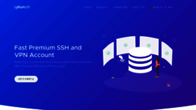 What Akunssh.net website looked like in 2022 (2 years ago)
