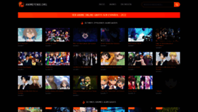 What Animefenix.org website looked like in 2022 (1 year ago)
