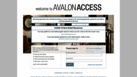 What Avalonaccess.com website looked like in 2022 (1 year ago)