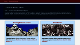 What American-history.net website looked like in 2022 (1 year ago)