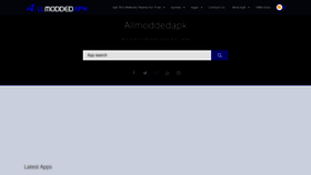 What Allmoddedapk.com website looked like in 2022 (1 year ago)