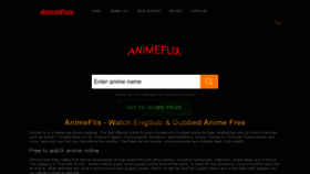 What Animeflix.city website looked like in 2022 (1 year ago)