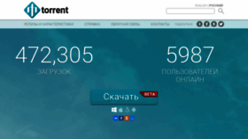 What Aztorrent.ru website looked like in 2022 (1 year ago)